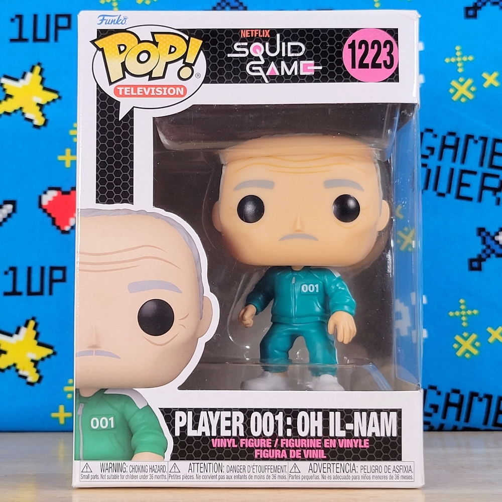 Funko PoP Television Netflix Squid Game Player 001 OH IL NAM 4" #1223 Vinyl New